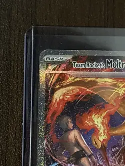 Pokemon TCG - Team Rockets Moltess Ex 229/182 - SIR - Destined Rivals Stamp - Image 3