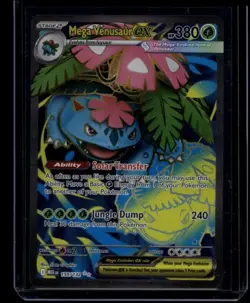 Pokemon TCG Venusaur ex 155/132 Mega Evolution Ultra NM - Image 1