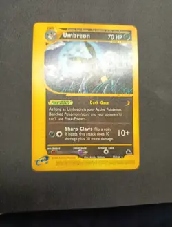 Pokemon SKYRIDGE - #32/144 Umbreon - Nonholo - ENG - Nm No Lugia - Image 3