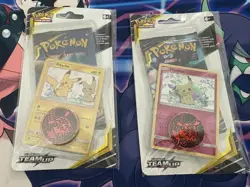 Pokemon Sun & Moon Team Up Lot of 2 Sealed Blisters - signature required - Image 1