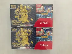 Pokemon Surging Sparks Elite Trainer Box/Booster Bundle Costco 2-Pack (LOT OF 2) - Image 1