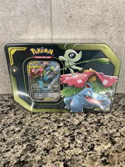 Pokemon Tag Team Tin Venasaur Celebi GX Sealed - Image 1