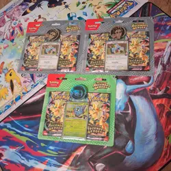 Pokemon TCG Ascended Heroes 2-Pack Blisters Erika & Larry Lot of 3 - Image 1