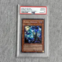 2004 Yu-Gi-Oh! Barrel Dragon Master Coll. Volume 1 MC1-EN002 Limited PSA 10 - Image 1