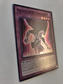 Masked HERO Dusk Crow MZMU-EN014 Super Rare Yugioh Maze of Muertos 1st Edition - Image 2