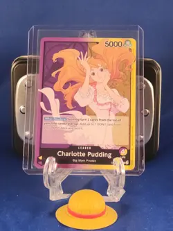 Charlotte Pudding - OP08-058 - Leader - English - Near Mint - One Piece CCG - Image 1