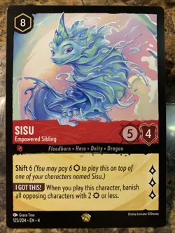 Disney Lorcana Ursula's Return Sisu - Empowered Sibling 125/204 Reg Legendary - Image 1