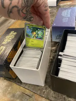 Pokemon Cards Lot Of 1500 Cards One Box Of All Holo Storage Unit Find - Image 4