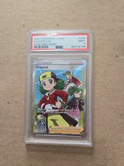 Pokemon TCG Evolving Skies Full Art Trainer Ultra Rare Card 200/203 Copycat - Image 1