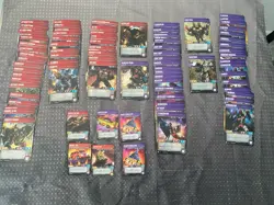Transformers TCG Card Large Lot with Rare Ultra Super Wave 1-3 Character Cards - Image 1