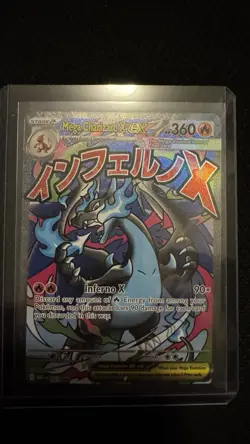 Pokemon Mega Charizard X EX 023 Me: Mega Evolution Promo Holo English Card - Image 1
