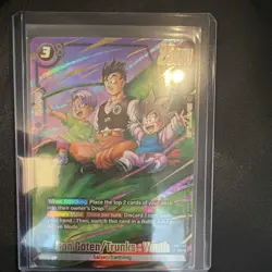 Dragon Ball Super Card Game Son Goten/Trunks Youth SR Holo alt art FB07-105 - Image 1