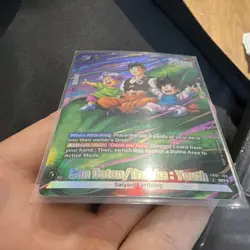 Dragon Ball Super Card Game Son Goten/Trunks Youth SR Holo alt art FB07-105 - Image 3