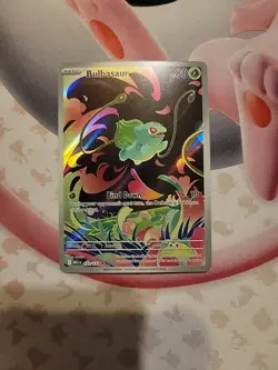 Pokemon Bulbasaur Holo Card 133/132 Me01: Mega Evolution NM Condition - Image 1