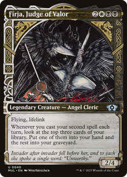 Firja, Judge of Valor (FOIL) x1 - MTG Multiverse Legends MUL #40 - Image 1