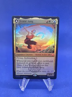 Magic the Gathering Avatar The Last Airbender Avatar Aang 0207 Foil Mythic NM - Image 1