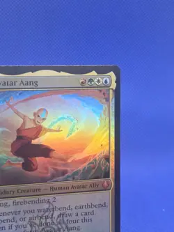 Magic the Gathering Avatar The Last Airbender Avatar Aang 0207 Foil Mythic NM - Image 4