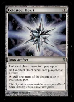 Coldsteel Heart LP Light Play Coldsnap MTG [9274] - Image 1