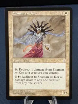 MTG - Magic The Gathering - Shaman En-Kor - Stronghold - NP/NM! - Image 1