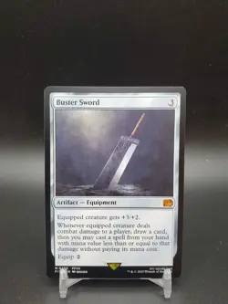 Buster Sword Final Fantasy NM MTG - Image 1