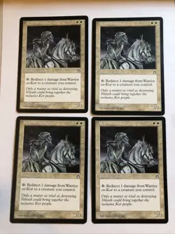 Warrior En-Kor X4 Stronghold Ex Condition See Pics Front Back - Image 1