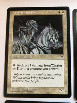 Warrior En-Kor X4 Stronghold Ex Condition See Pics Front Back - Image 2