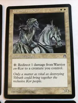 Warrior En-Kor X4 Stronghold Ex Condition See Pics Front Back - Image 3