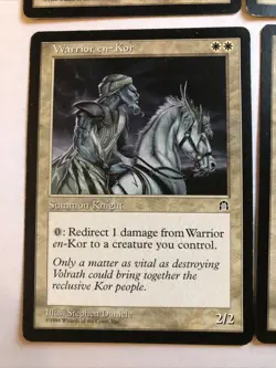 Warrior En-Kor X4 Stronghold Ex Condition See Pics Front Back - Image 5