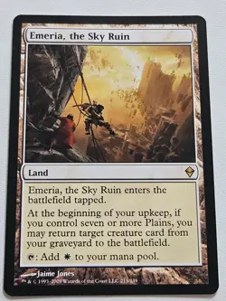 MTG Magic the Gathering Emeria, the Sky Ruin (213/280) Zendikar LP - Image 1