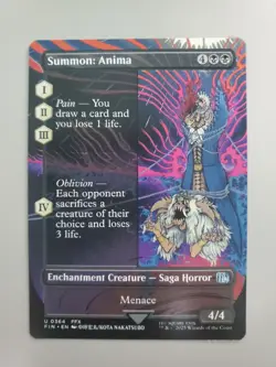 MTG Summon: Anima Final Fantasy Borderless Uncommon - Image 1