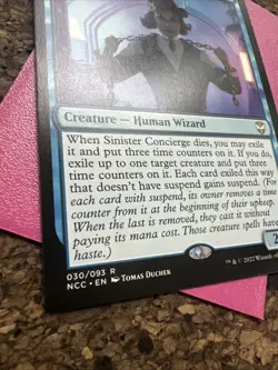 1x Sinister Concierge (030) Commander: Streets of New Capenna LP MTG Magic x1 - Image 2