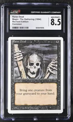 MTG Magic: The Gathering English Raise Dead 1994 Revised Edition Common CGC 8.5 - Image 1