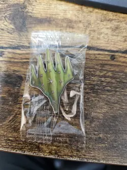 MTG Outlaws of Thunder Junction Cactus Planeswalker Sealed Promo Pin - Image 1