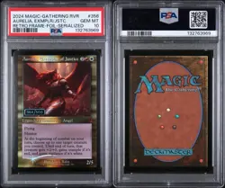 Aurelia, Exemplar of Justice (Retro Frame) (Serial Numbered) 384/500 PSA 10 - Image 2