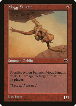 Mogg Fanatic (REGULAR) x1 - MTG Tempest TMP #190 - Image 1