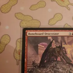 MTG Magic The Gathering Bonehoard Dracosaur The Lost Cavern of Ixalan Light Play - Image 2