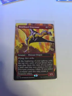 Bonehoard Dracosaur (Borderless) The Lost Caverns of Ixalan Regular - Image 1