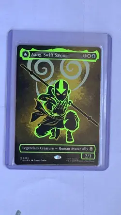 Aang, Swift Savior (Borderless) (Neon Ink Foil) Avatar: The Last Airbender Foil - Image 1