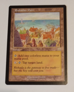 MTG Rishadan Port Mercadian Masques Regular 1999 NM - Image 1