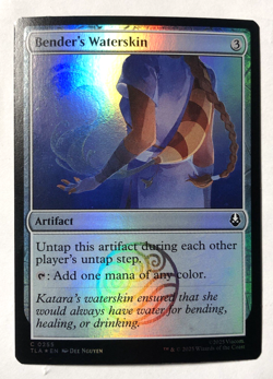Bender's Waterskin FOIL 255 Avatar The Last Airbender MTG Magic the Gathering NM - Image 1