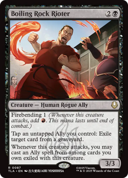 Boiling Rock Rioter #87 Near Mint NM Avatar: The Last Airbender TLA Magic MTG - Image 1