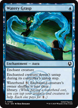 Watery Grasp #82 Near Mint NM Avatar: The Last Airbender TLA Magic MTG - Image 1