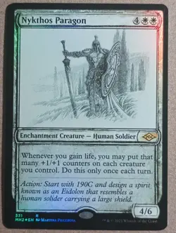 Nykthos Paragon x1 Foil Sketch MTG Magic the Gathering - Image 1