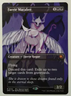 Faerie Macabre *Borderless Mythic* Magic MtG x1 SPG ECL Special Guests - Image 1