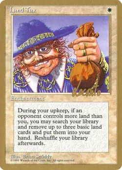 Land Tax (#ml34) Pro Tour Collector Set MP MTG - Image 1