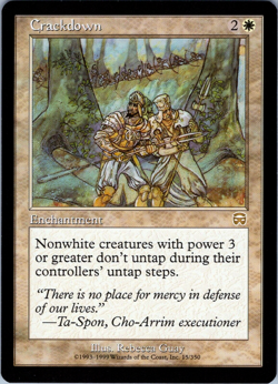 MTG Crackdown Mercadian Masques 15/350 Regular Rare, Never Played - Image 2