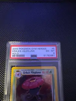 PSA 6 - 2000 Pokemon Gym Heroes ERIKA'S VILEPLUME HOLO #5 (6713) - Image 3