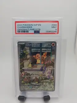 Pokemon SV Obsidian Flames Charmander 044 Promo PSA 9 - Image 1
