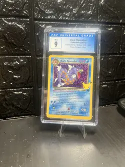 CGC 9 MINT Dark Gyarados Celebrations Classic Coll Team Rocket Pokemon TCG 8/82 - Image 1