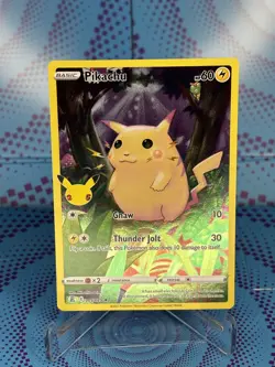 Pikachu 005/025 Holo 25th Anniversary Celebrations Pokemon TCG NM - Image 1